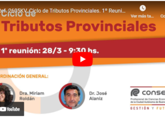 CPCECABA. Ciclo Tributos Provinciales. Marzo 2023