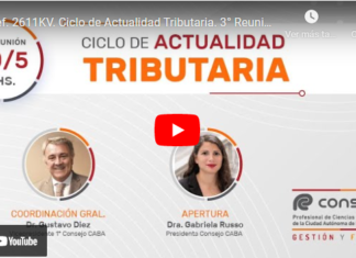 CPCECABA. Ciclo de Actualidad Tributaria. Mayo 2023