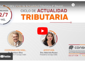 CPCECABA. Ciclo de Actualidad Tributaria. Julio 2023