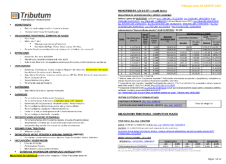 Tablas Tributum: Impositivas, Laborales y Auditoria (actualizada 22/08/2023)
