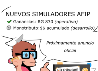 Nuevos simuladores AFIP: retención de Ganancias y monitoreo facturación Monotributo