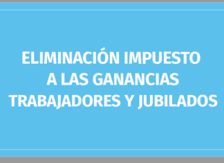 Eliminación impuesto a las Ganancias Trabajadores y Jubilados: medidas Septiembre 2023