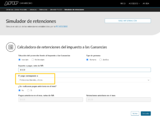 Retención de Ganancias RG 830: actualización del simulador AFIP