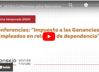 CPCECABA. Conferencias sobre Retenciones de Impuestos a las Ganancias: empleados en relación de dependencia