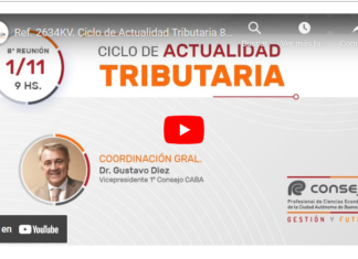 CPCECABA. Ciclo de Actualidad Tributaria. Noviembre 2023