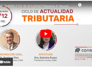 CPCECABA. Ciclo de Actualidad Tributaria. Diciembre 2023