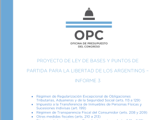 Ley s/n. Bases y Puntos de Partida para la Libertad de los Argentinos: impacto fiscal