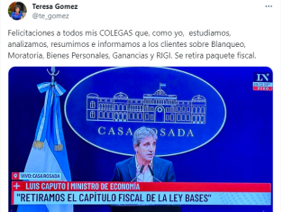 Redes Sociales: análisis e informes de proyectos fiscales que no fueron…