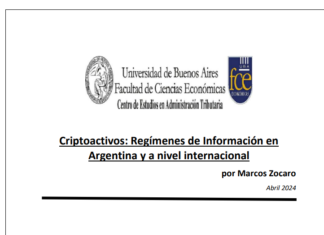 Criptoactivos: regímenes de información en Argentina y a nivel internacional