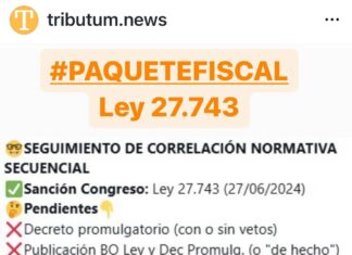 Redes sociales: Paquete Fiscal y aplicatoriedad: compartir con clientes, amigos, familiares y vecinos (versión texto e imagen para WA)