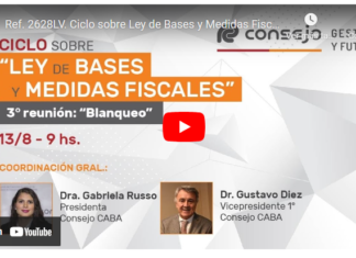 CPCECABA. Ciclo sobre Ley de Bases y Medidas Fiscales: Blanqueo