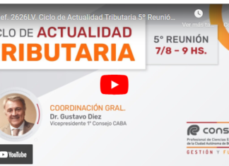 CPCECABA. Ciclo de Actualidad Tributaria. Agosto 2024