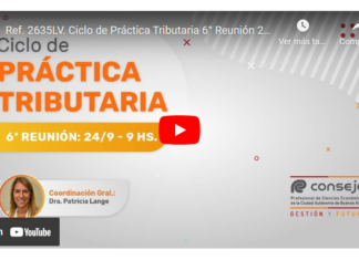 CPCECABA. Ciclo de Práctica Tributaria. Septiembre 2024