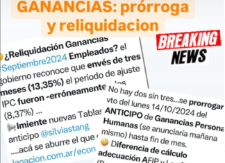 Redes Sociales: Ganancias con prórroga y reliquidación