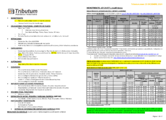 Tablas Tributum: Impositivas, Laborales y Auditoria (actualizada 23/12/2024)