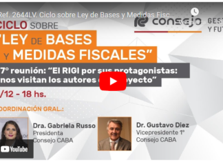 CPCECABA. Ciclo sobre Ley de Bases y Medidas Fiscales: RIGI