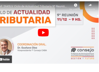 CPCECABA. Ciclo de Actualidad Tributaria. Diciembre 2024