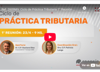 CPCECABA. Ciclo de Práctica Tributaria. Abril 2025