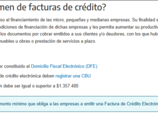 Factura de Crédito Electrónica: actualización del monto de los sujetos obligados a su emisión