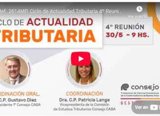 CPCECABA. Ciclo de Actualidad Tributaria. Mayo II 2025