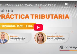CPCECABA. Ciclo de Práctica Tributaria. Septiembre 2025