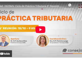 CPCECABA. Ciclo de Práctica Tributaria. Octubre 2025