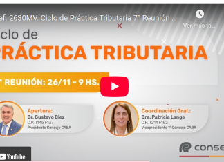 CPCECABA. Ciclo de Práctica Tributaria. Noviembre 2025