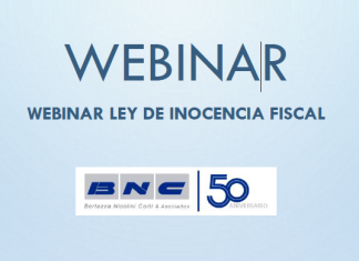 Webinars Estudio BNC: Ley de Inocencia Fiscal 27.799