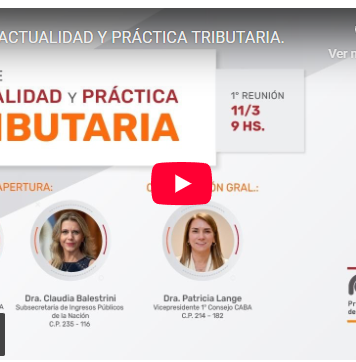 CPCECABA. Ciclo de Actualidad y Práctica Tributaria. Marzo 2026