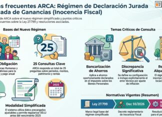 Consultas frecuentes ARCA: Régimen de Declaración Jurada Simplificada de Ganancias (Inocencia Fiscal)