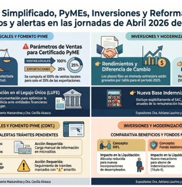 Controversias y alertas en las jornadas CPCE CABA: Régimen Simplificado de Ganancias, PyMEs, Inversiones y Reforma laboral