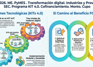 Res 8/2026. ME. PyMES . Transformación digital. Industrias y Proveedores SEC. Programa KIT 4.0. Cofinanciamiento. Monto. Cupo