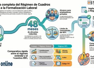 RIFL: Guía completa del Régimen de Incentivo a la Formalización Laboral. Cuadros