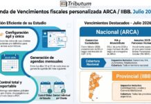 📆 Agenda de Vencimientos Personalizada Tributum: Julio 2026 ✔