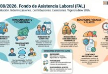 Dec 408/2026. Fondo de Asistencia Laboral (FAL). Reglamentación. Indemnizaciones. Contribuciones. Exenciones. Vigencia Nov 2026