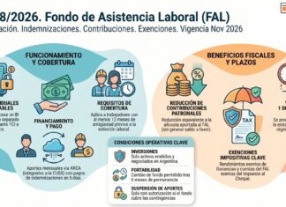 Dec 408/2026. Fondo de Asistencia Laboral (FAL). Reglamentación. Indemnizaciones. Contribuciones. Exenciones. Vigencia Nov 2026