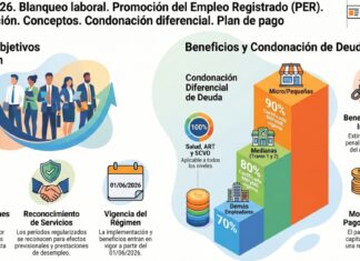 Dec 409/2026. Blanqueo laboral. Promoción del Empleo Registrado (PER). Regularización. Conceptos. Condonaciones. Plan de pago