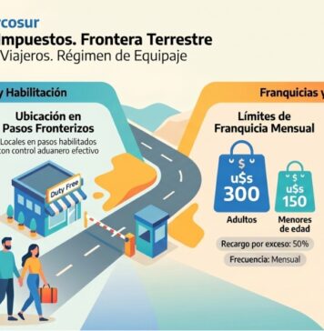 Dec 438/2026. Mercosur. Tiendas Libres de Impuestos. Frontera Terrestre. Duty Free/Free Shop. Viajeros. Régimen de Equipaje