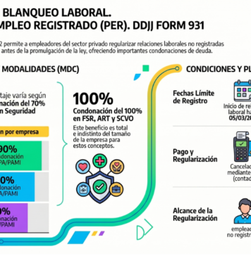 Guía 57. LSD. ARCA: Blanqueo laboral. Promoción del Empleo Registrado (PER). DDJJ Form 931. Modalidades de contrato