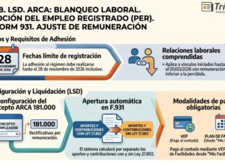 Guía 58. LSD. ARCA: Blanqueo laboral. Promoción del Empleo Registrado (PER). DDJJ Form 931. Ajuste de Remuneración