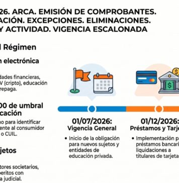 Res Gral 5866/2026. ARCA. Emisión de comprobantes. Régimen información. Excepciones. Eliminaciones. Punto de venta y actividad. Vigencia escalonada