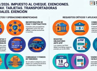 Dec 475/2026. Impuesto al Cheque. Exenciones. PSP. PSAV. Tarjetas. Transportadoras de Caudales. Exención