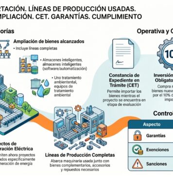 Dec 483/2026. Importación. Líneas de Producción Usadas. Régimen. Bienes. Ampliación. CET. Garantías. Cumplimiento