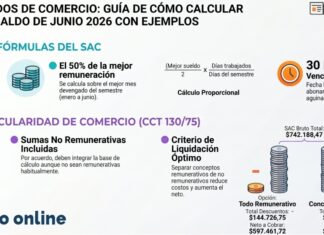 Empleados de Comercio: cómo calcular el aguinaldo de junio 2026 con ejemplos