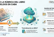Fin de la rúbrica del libro de sueldos en CABA