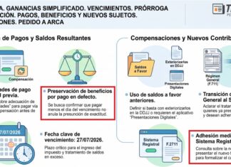 CPCE CABA. Ganancias Simplificado. Vencimientos. Prórroga presentación. Pagos, beneficios y nuevos sujetos. Aclaraciones