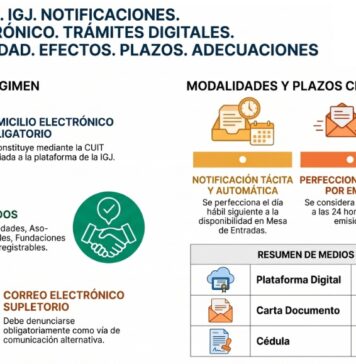 Res Gral 10/2026. IGJ. Notificaciones. Domicilio Electrónico. Trámites Digitales. Régimen. Modalidad. Efectos. Plazos. Adecuaciones