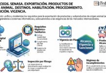 Res 593/2026. SENASA. Exportación. Productos de Origen Animal. Destinos. Habilitación. Procedimiento. Sustitución. Vigencia