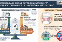 Qué necesito para que me autoricen facturas “A” y el perjuicio que implica la limitación al uso de “CBU”