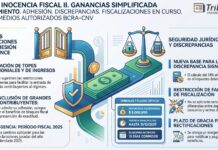 Ley s/n. Inocencia Fiscal II. Ganancias Simplificada. Adhesión. Discrepancias. Fiscalizaciones. Fondos medios autorizados BCRA-CNV